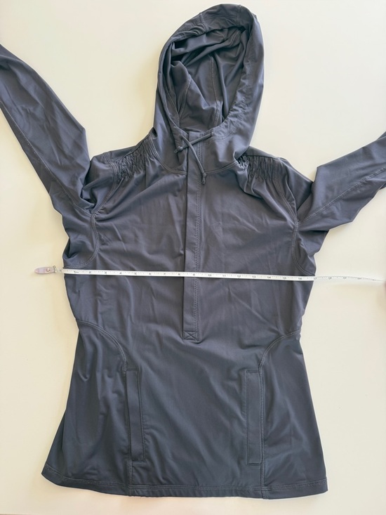 Athletes-Gray-1/4-Snap-Pullover-Kangaroo Pocket-Athletic-Athleisure-S - Picture 11 of 11